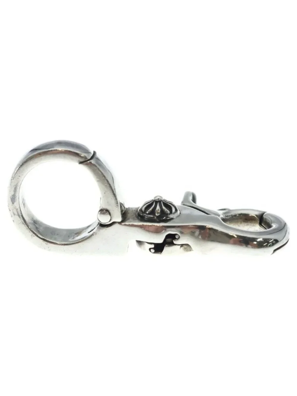 Chrome Hearts Quick Clip Cross Ball Silver Necklace